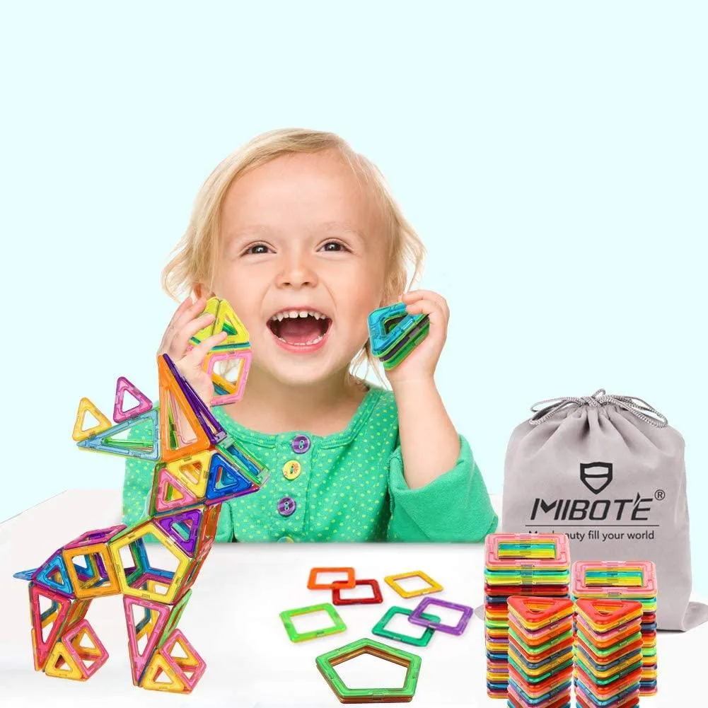 110 PCS Building Blocks Educational Stacking Blocks Toddler Toys for Preschool