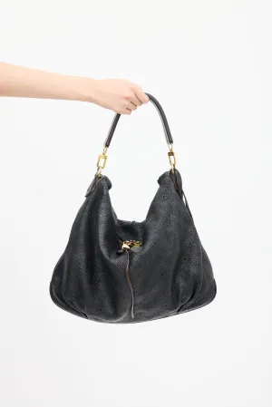 2012 Black Mahina Leather Selene MM Bag