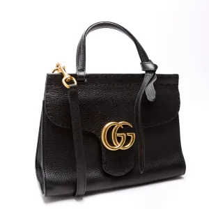 442622 Mini Marmont Top Handle Black