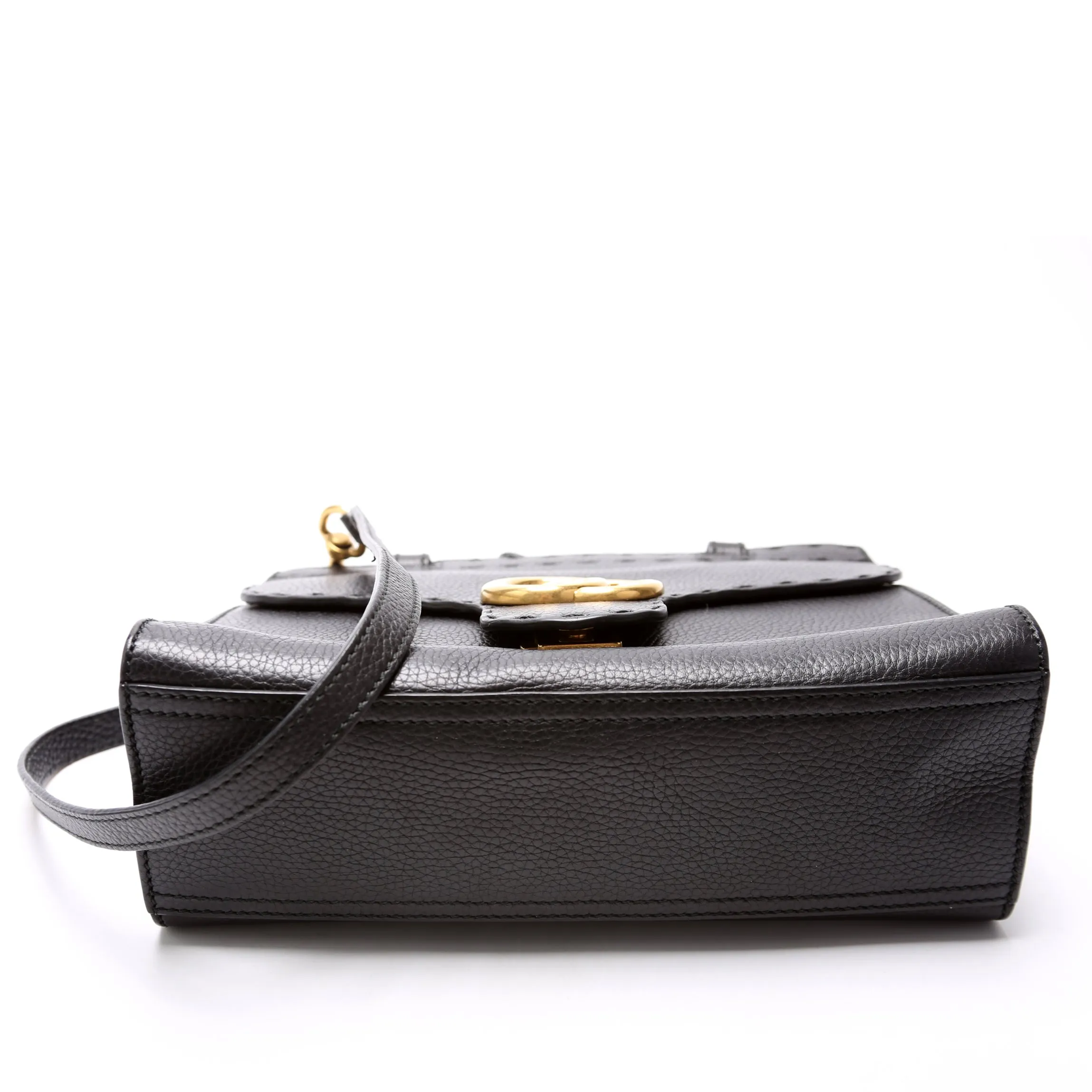 442622 Mini Marmont Top Handle Black