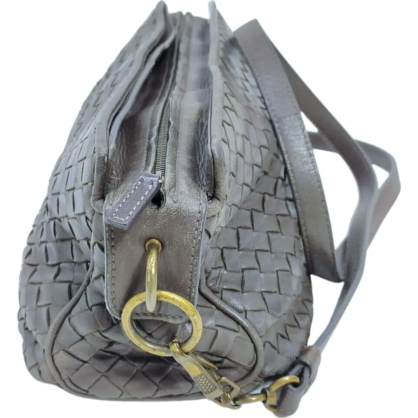 939326P (S5) Bottega Veneta Crossbody Bag Brown Leather