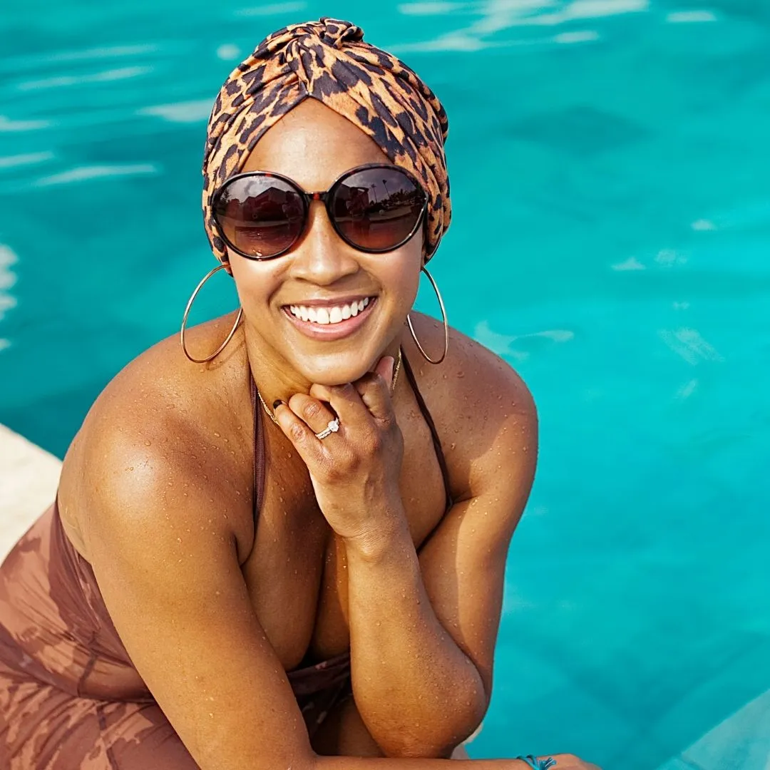 AQUA "Vintage Twist" Turban (Wild Child)