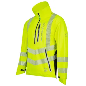 ATHV4400 Arbortec BreatheDry® Waterproof Rain Jacket - Hi-Viz Yellow