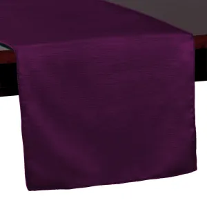 Aubergine 13" x 108" Majestic Table Runner