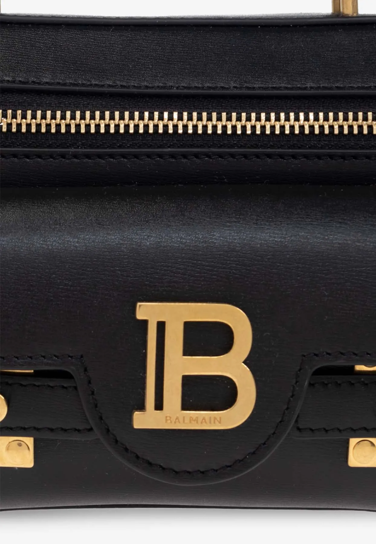 B-Buzz Leather Top Handle Bag