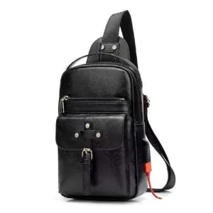 Backpack Waist Shoulder bag compatible with Ebook, Tablet and for BLU VIEW 1 (2019) - Black
