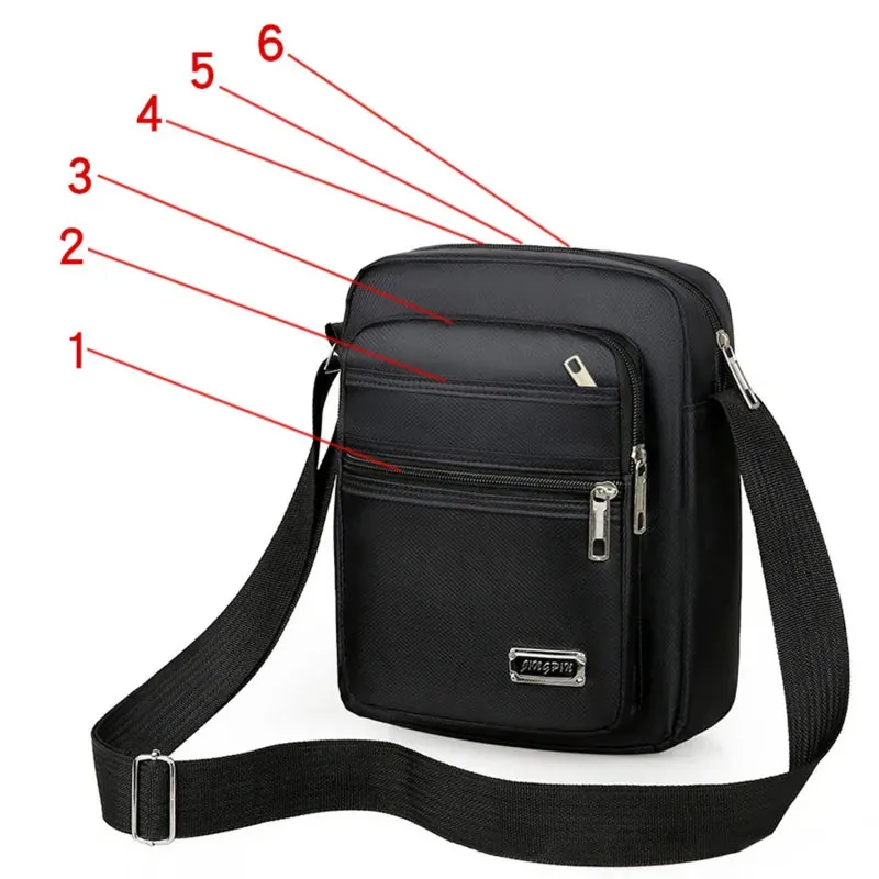 Business Leisure Multi-Layer Shoulder Bag