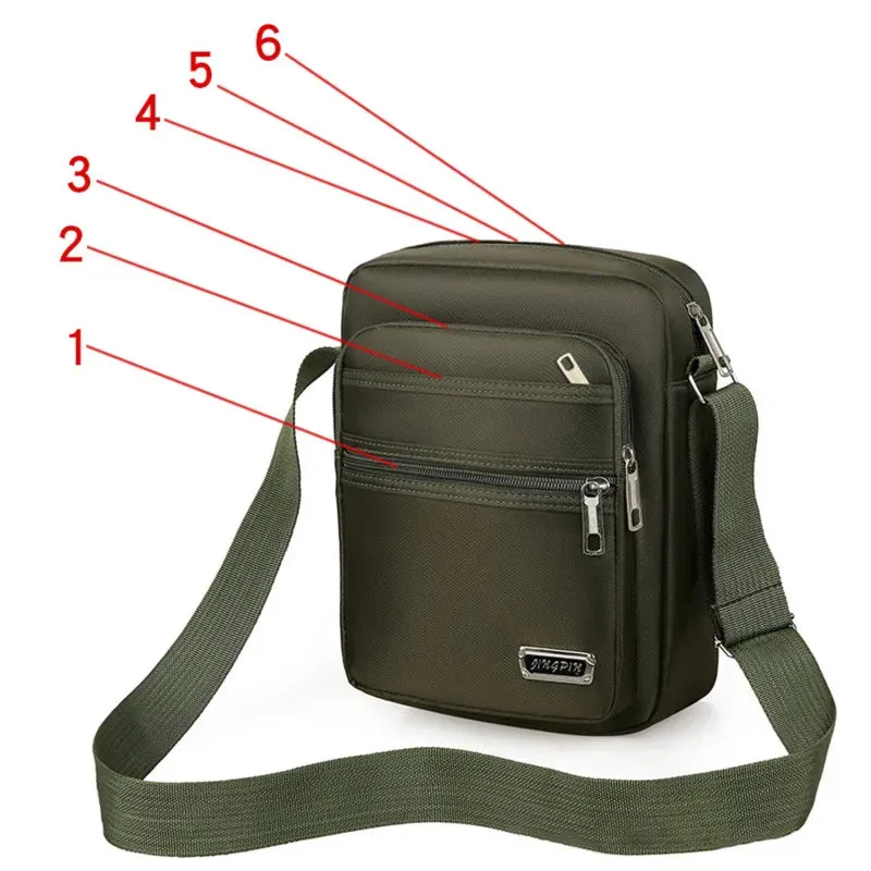 Business Leisure Multi-Layer Shoulder Bag