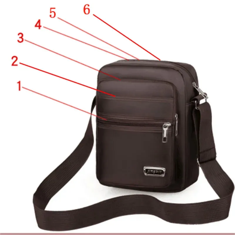 Business Leisure Multi-Layer Shoulder Bag