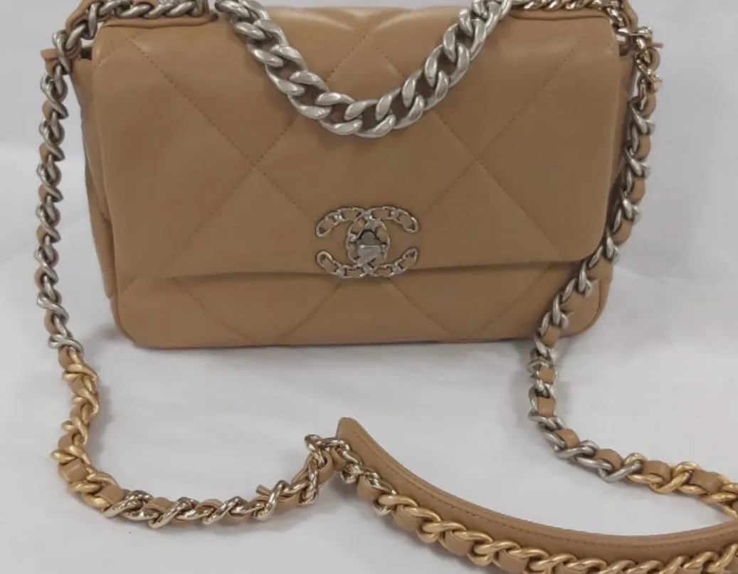 Chanel 19 Flap Bag Caramel