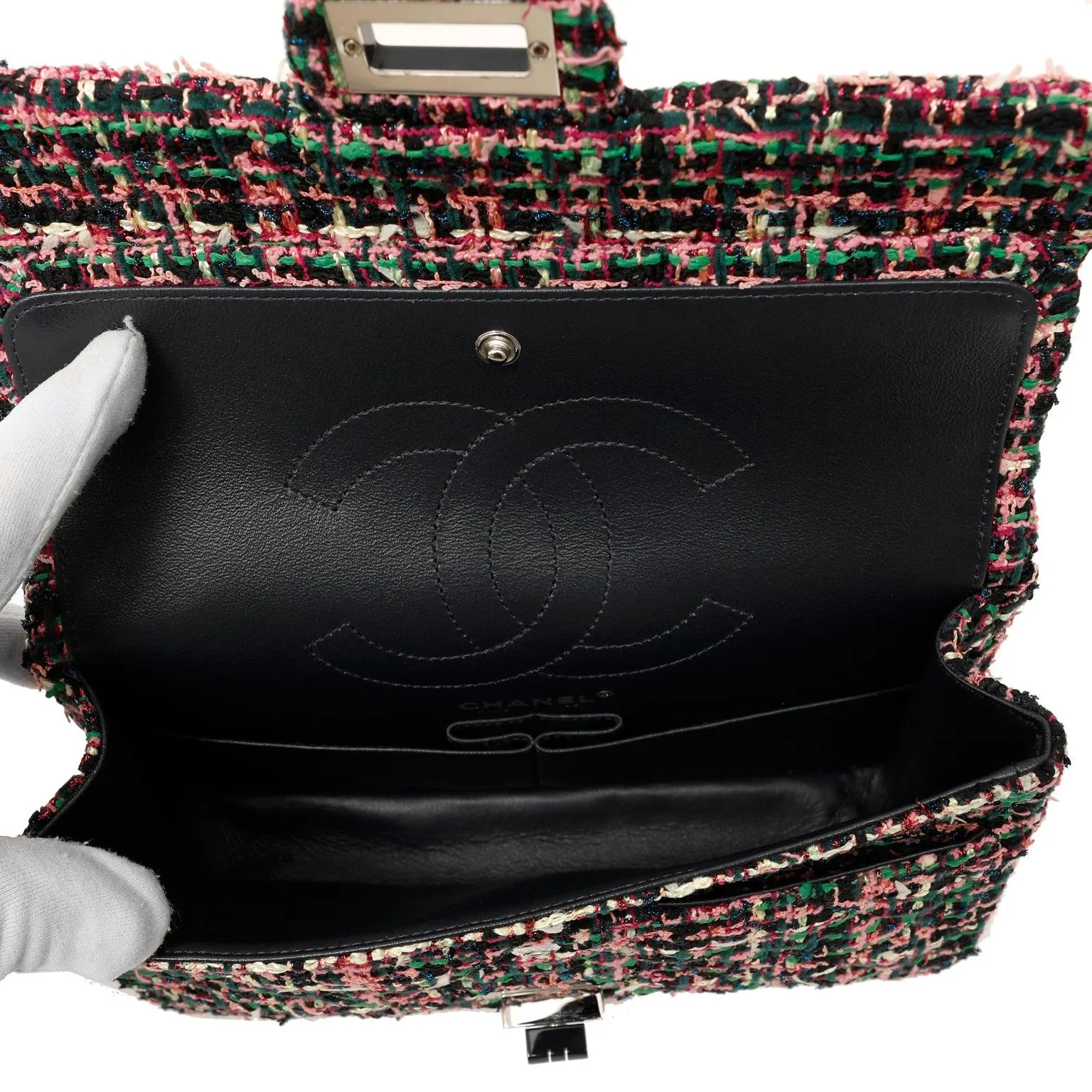 Chanel  Multicolored Tweed Reissue Medium Flap Bag