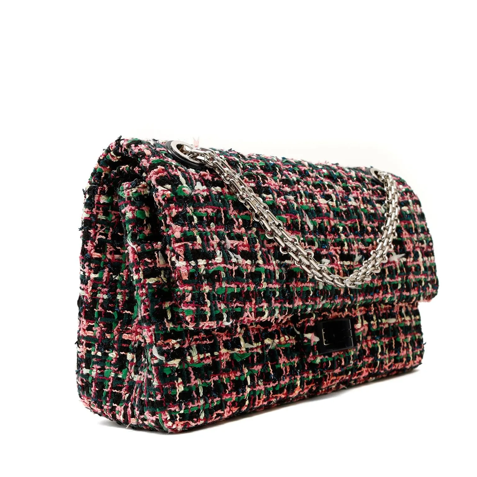 Chanel  Multicolored Tweed Reissue Medium Flap Bag