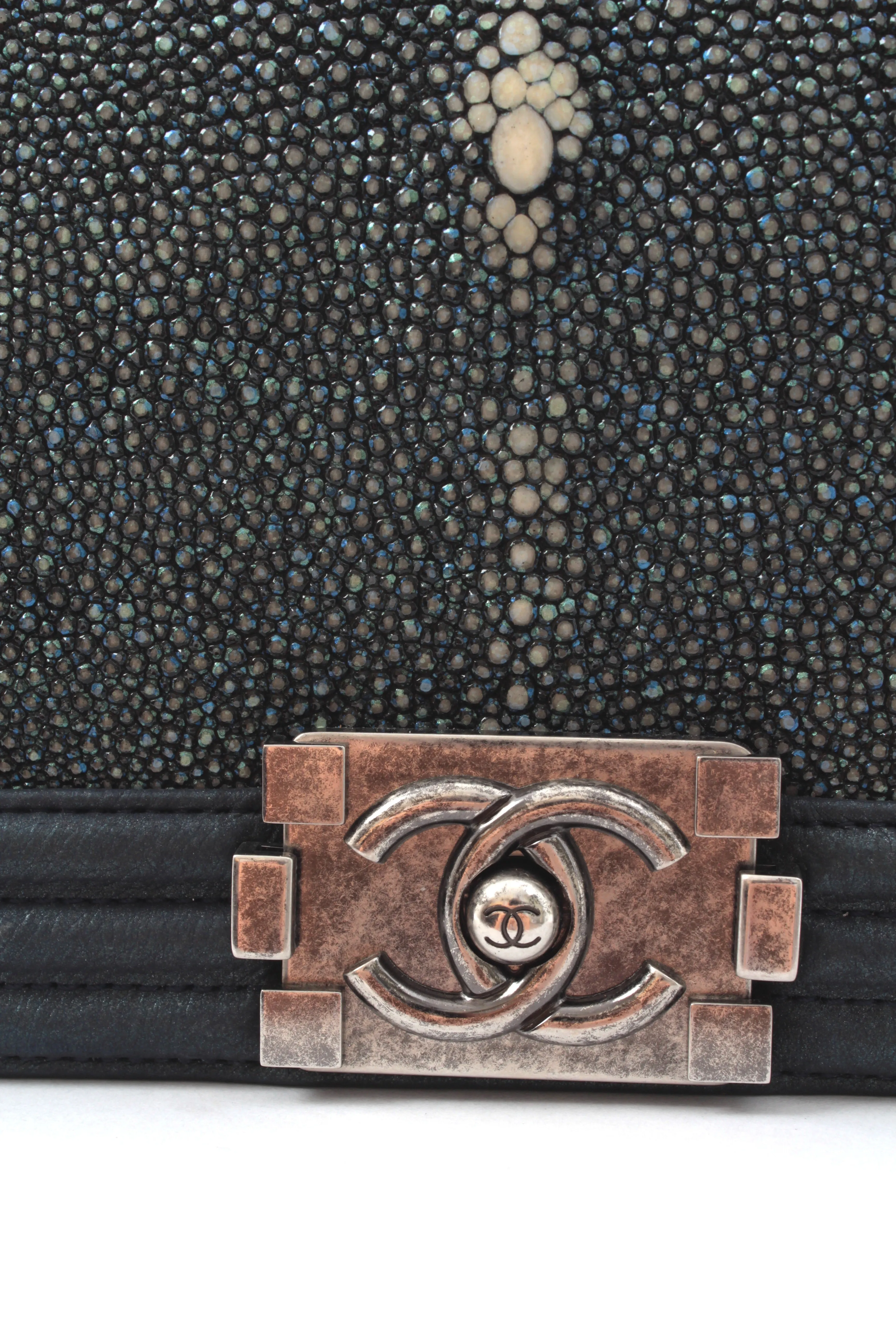 Chanel Small Stingray Boy Bag