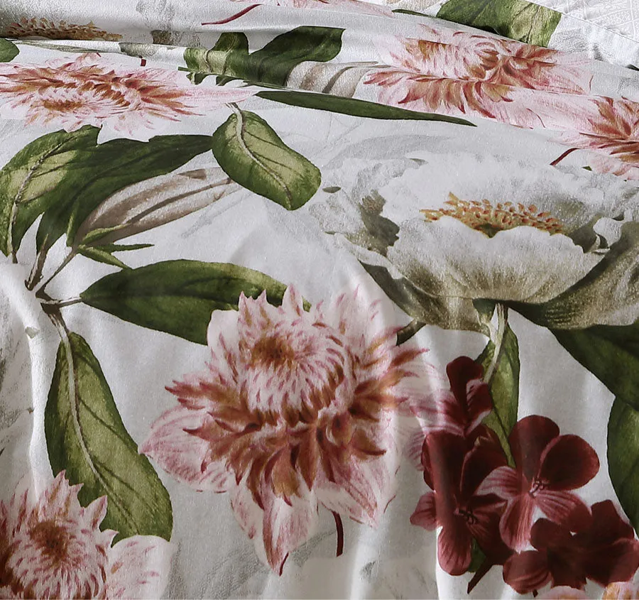 Charming Quilt Cover Set Range Blush