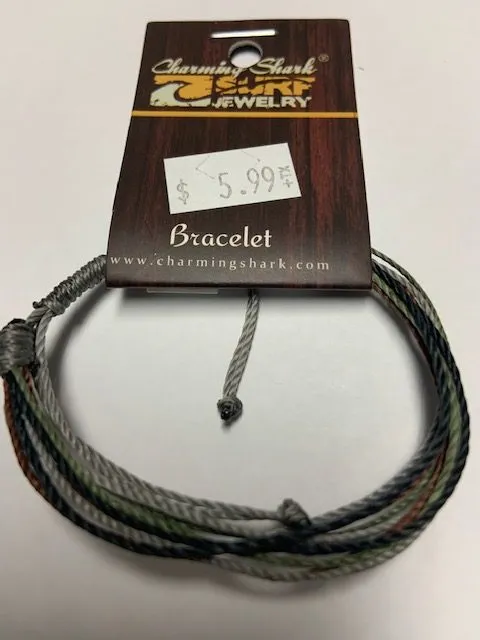 Charming Shark Wax String Bracelet