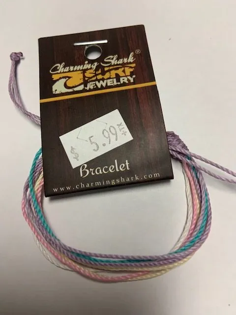 Charming Shark Wax String Bracelet