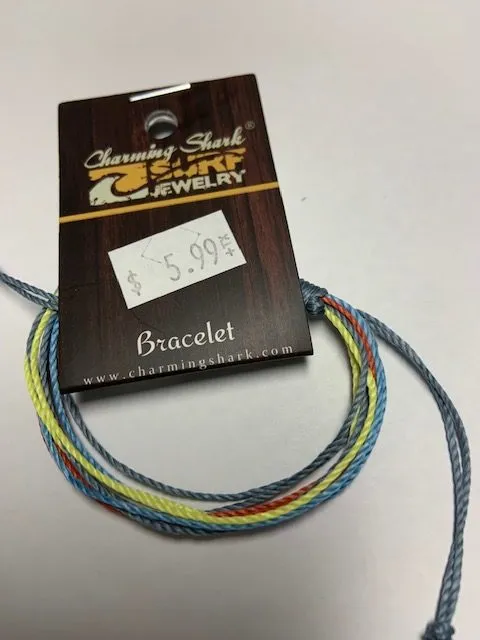 Charming Shark Wax String Bracelet