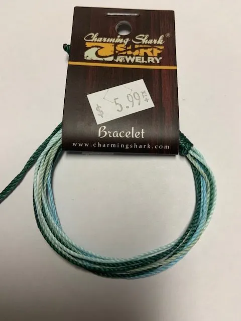 Charming Shark Wax String Bracelet