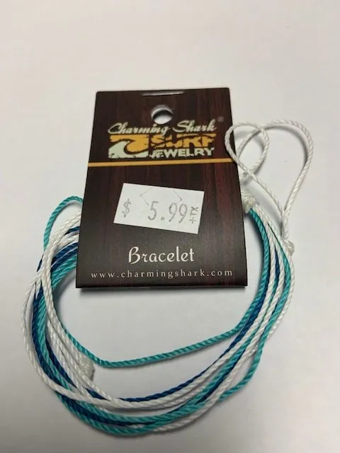 Charming Shark Wax String Bracelet