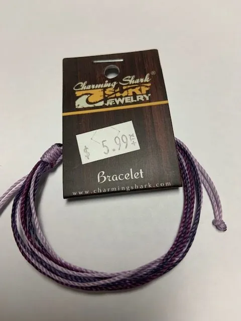 Charming Shark Wax String Bracelet