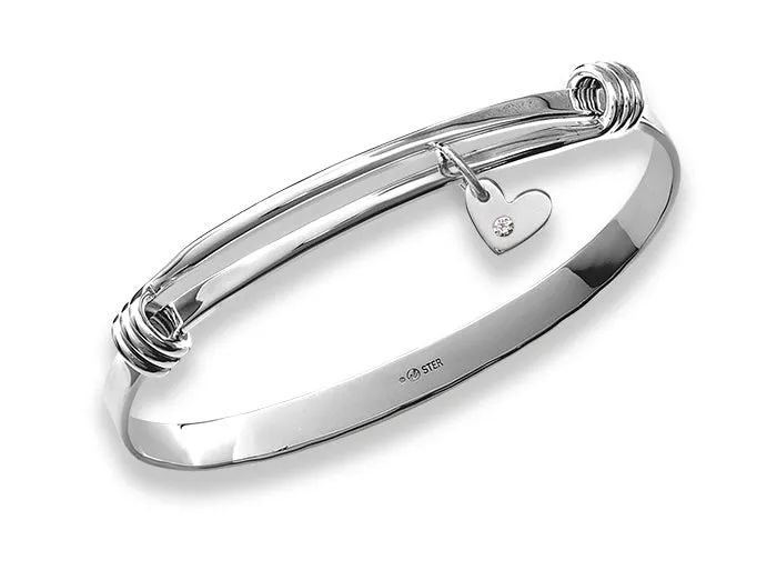 Charming Signature Bracelet w/Diamond