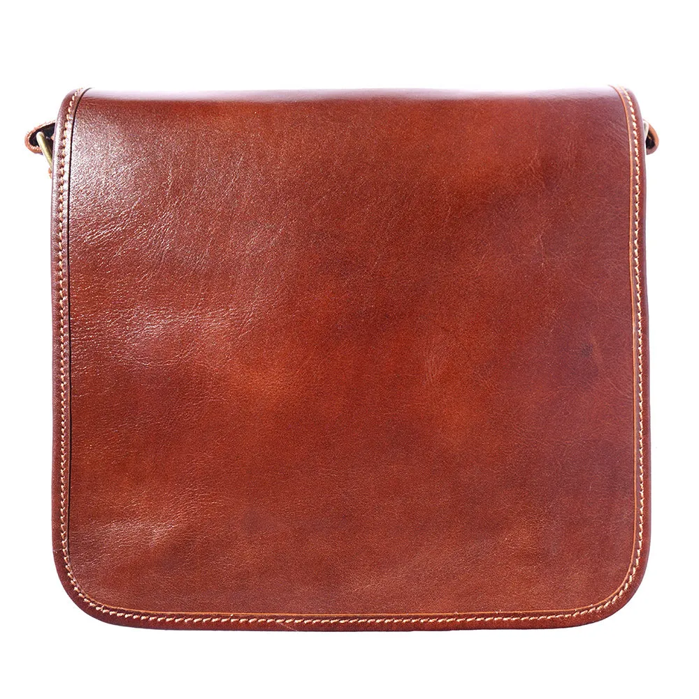 Christopher Messenger bag in cow leather
