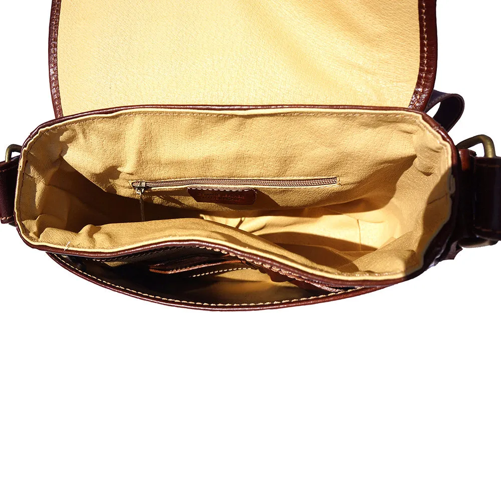 Christopher Messenger bag in cow leather