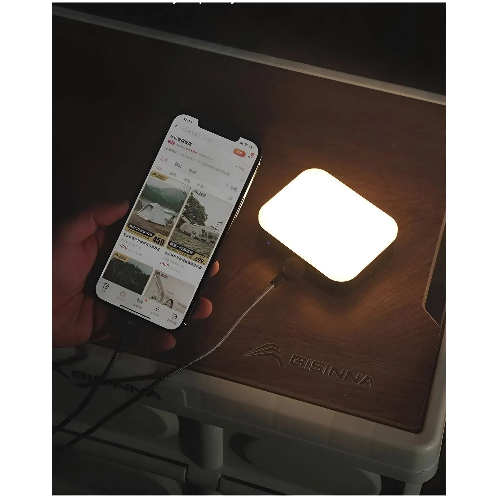 DuraShine Lampe - Wiederaufladbare Magnetische LED-Campinglampe für Ease-Abenteuer