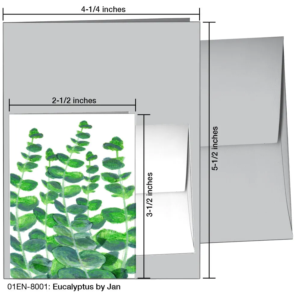 Eucalyptus By Jan, Greeting Card (8001)