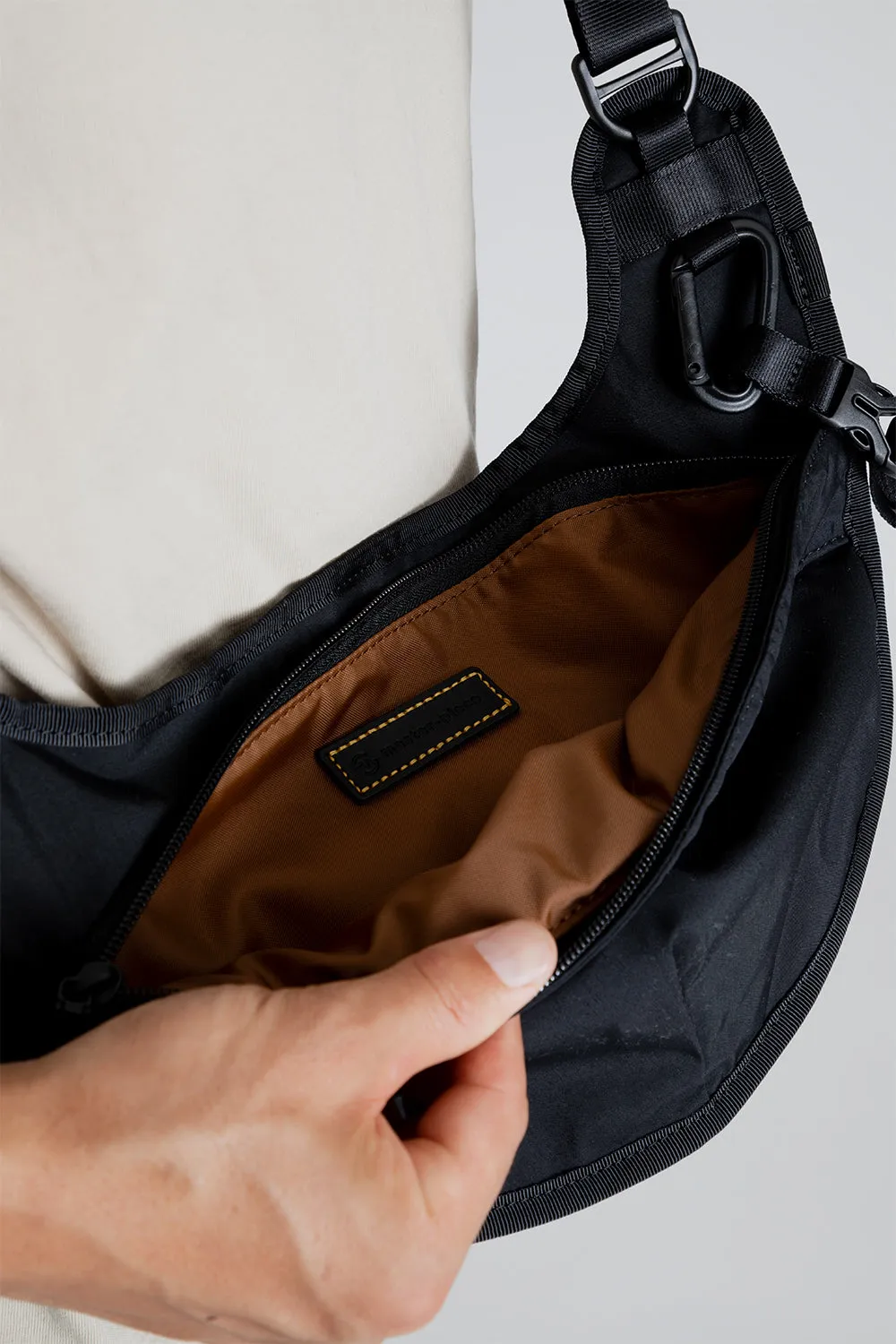 Face Shoulder Bag - Black
