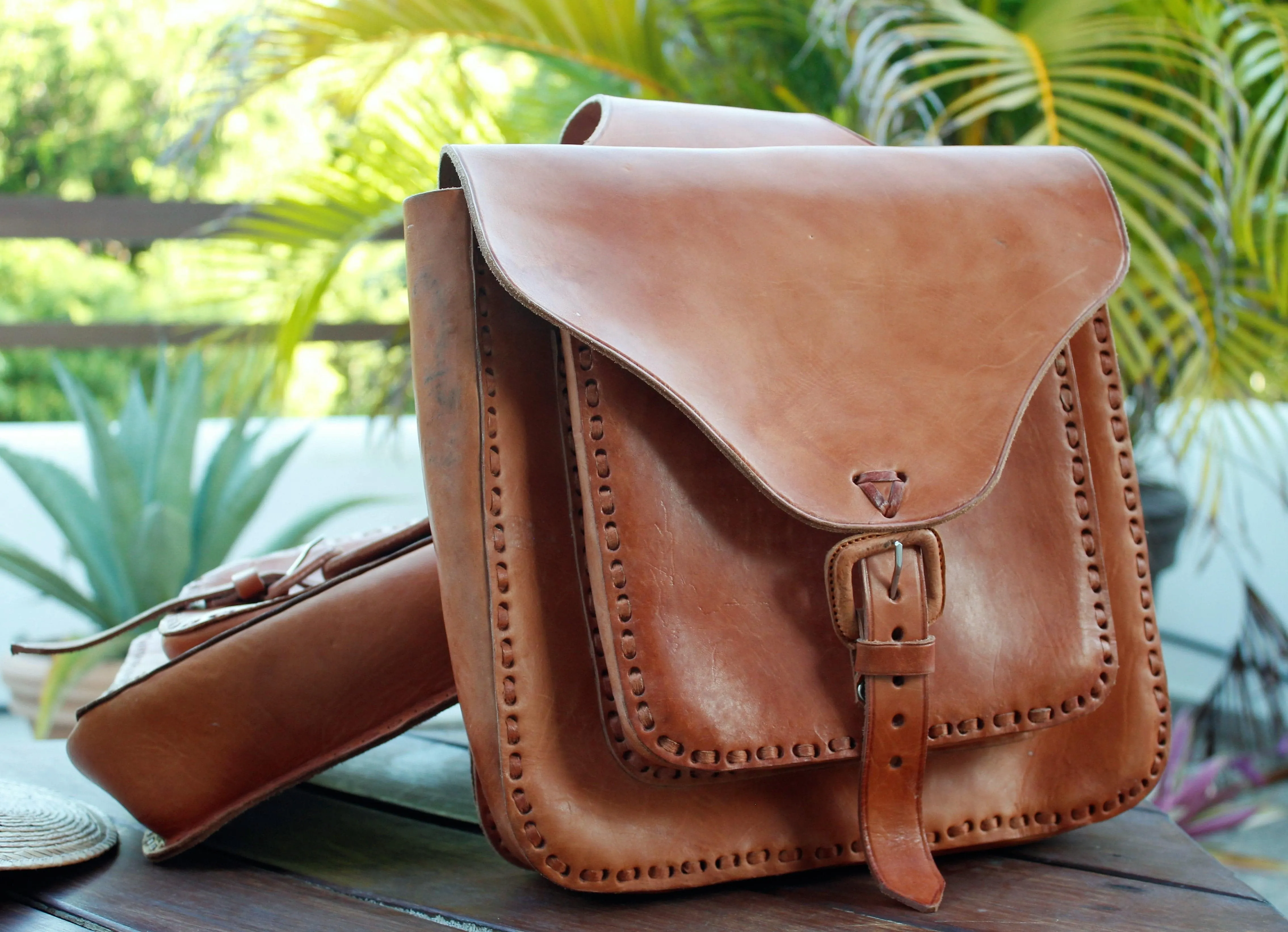 Fargo Leather Saddlebags