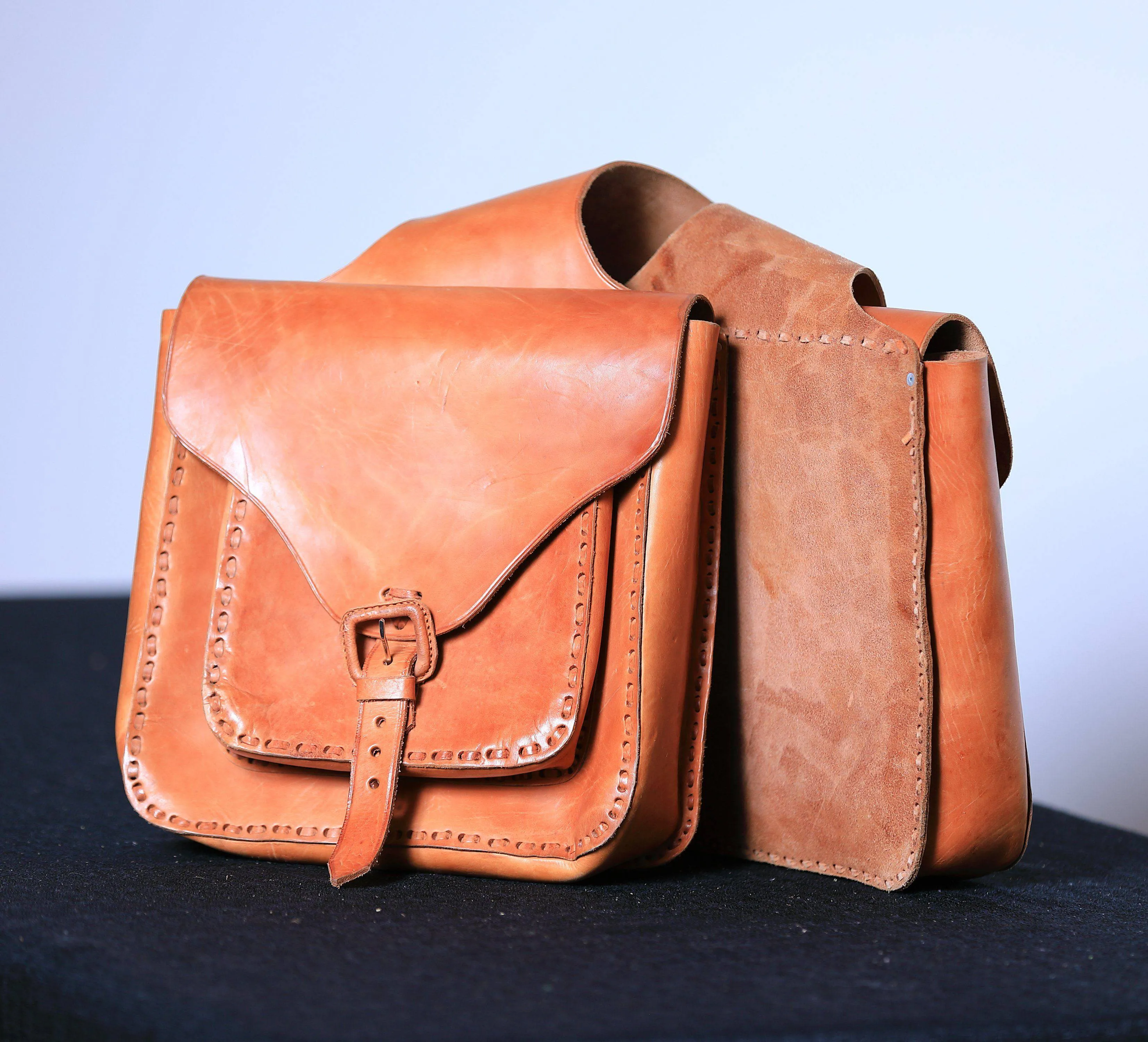 Fargo Leather Saddlebags