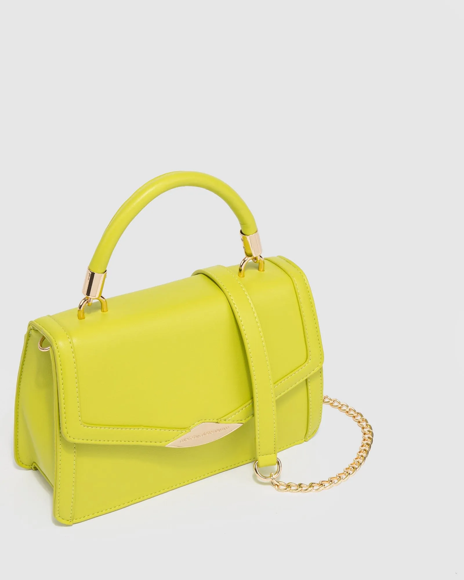 Green Monique Top Handle Mini Bag