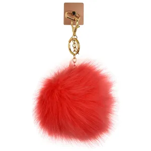 iOrigin Ring Grip/ Kick Stand   Furry Ball Keychain for Mobile Phones & Tablets