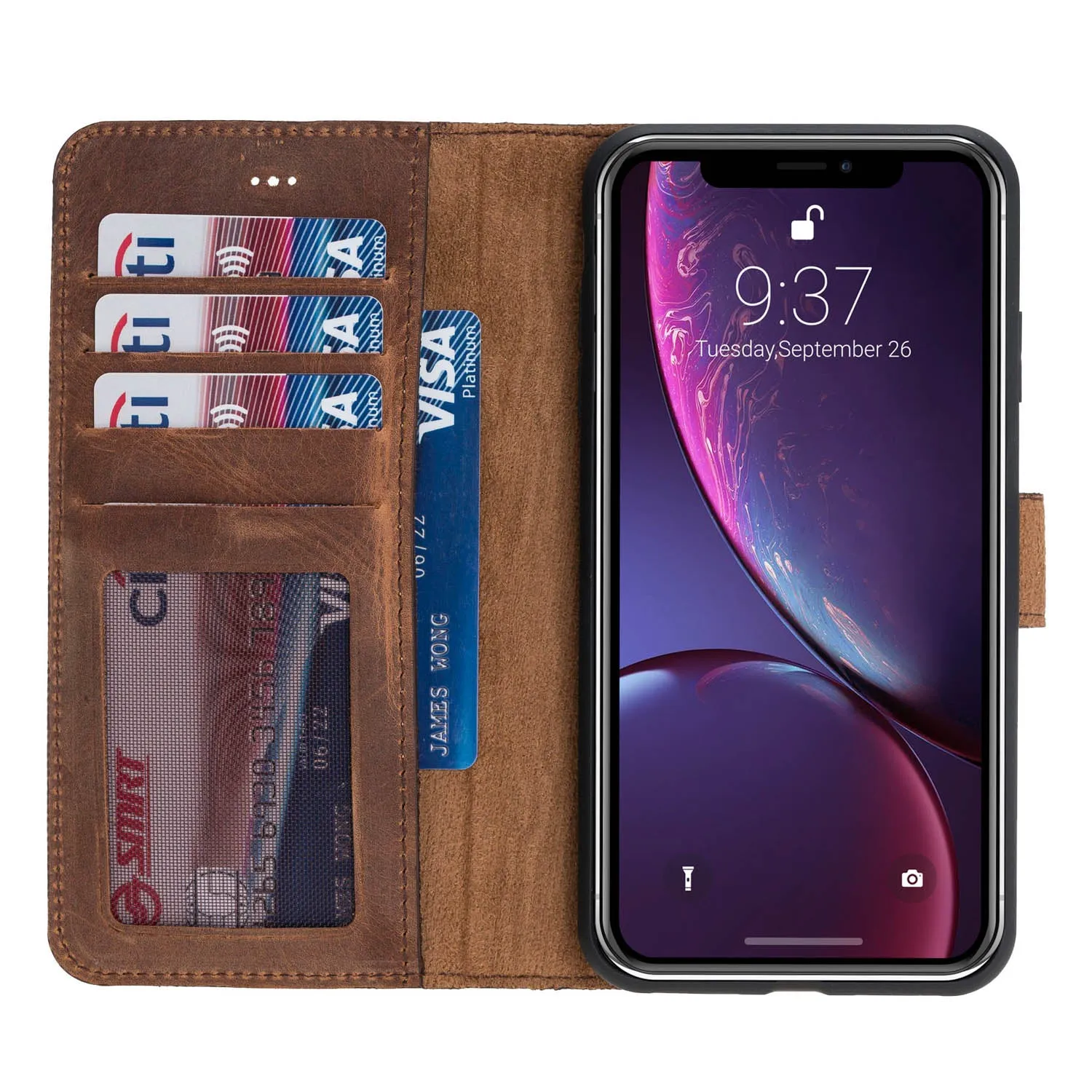 iPhone X / XS Leather Wallet Case