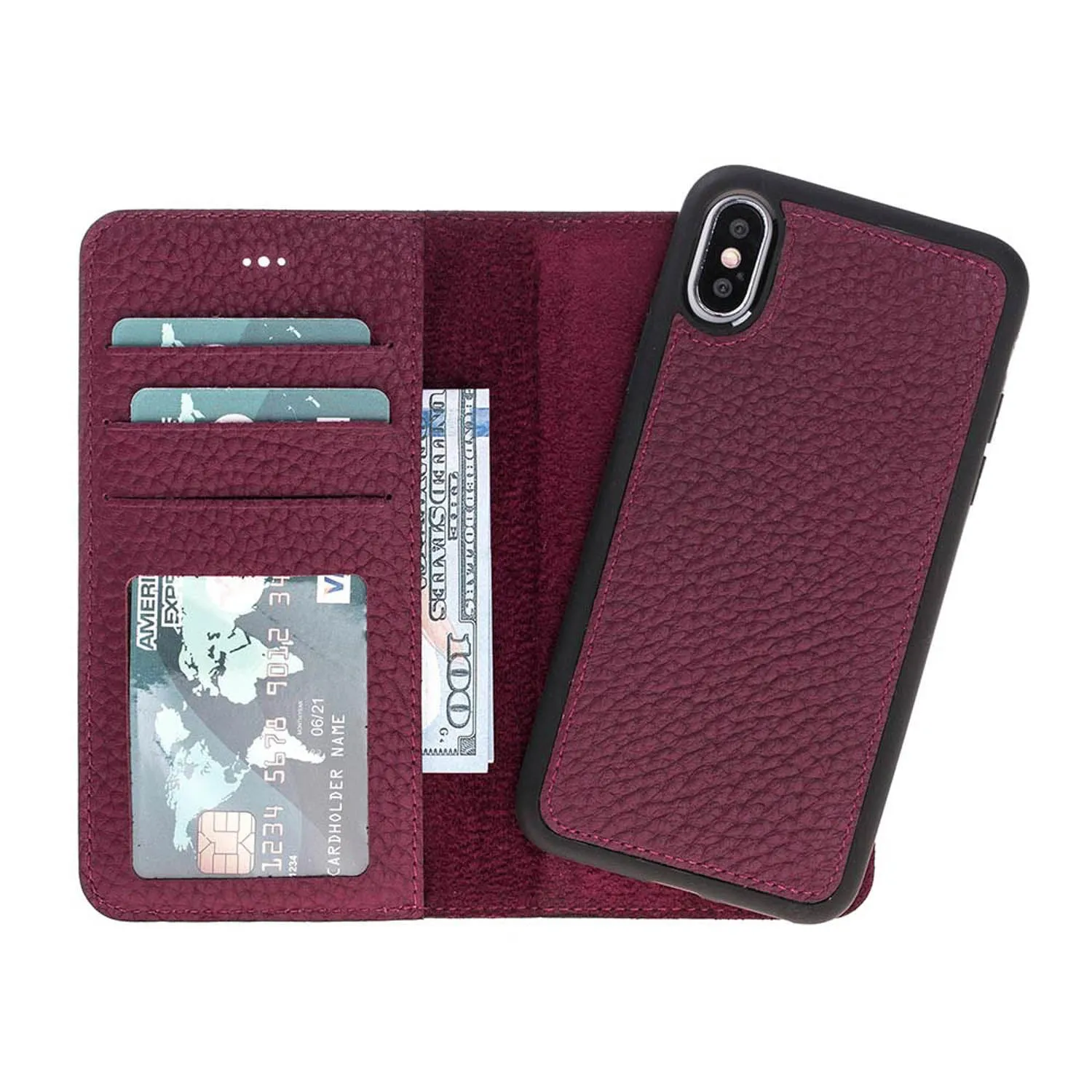 iPhone X / XS Leather Wallet Case