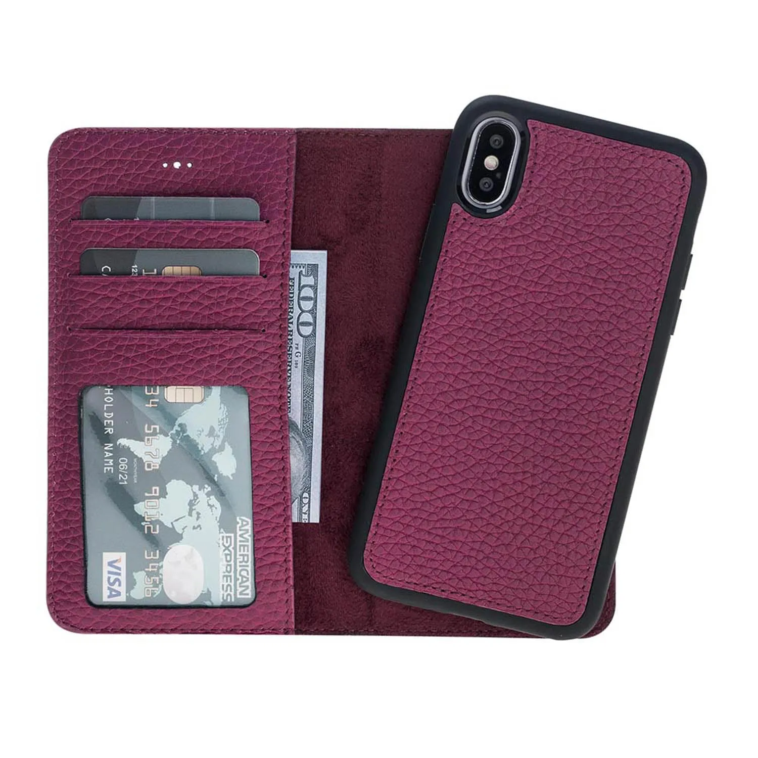 iPhone X / XS Leather Wallet Case