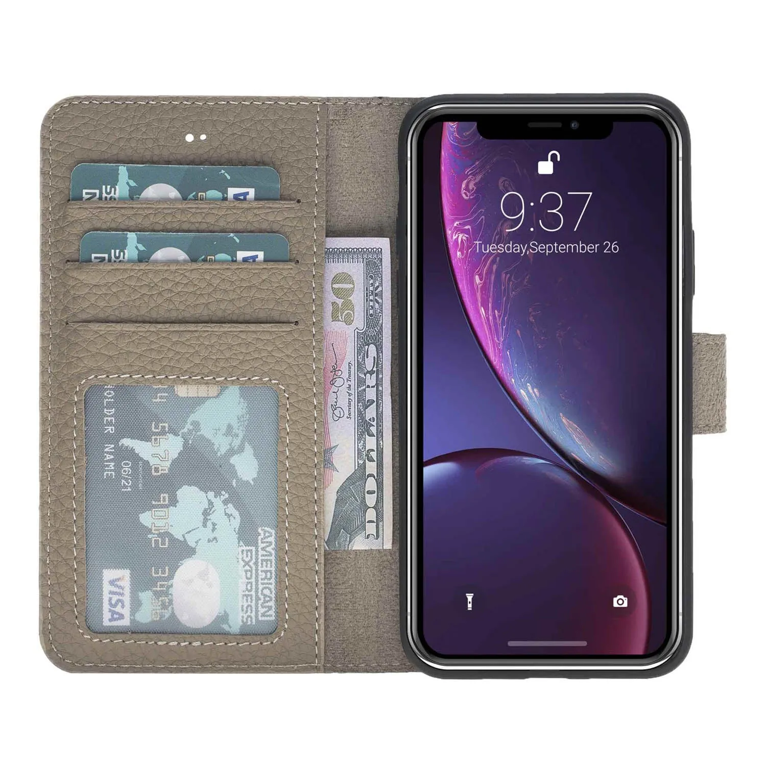 iPhone X / XS Leather Wallet Case