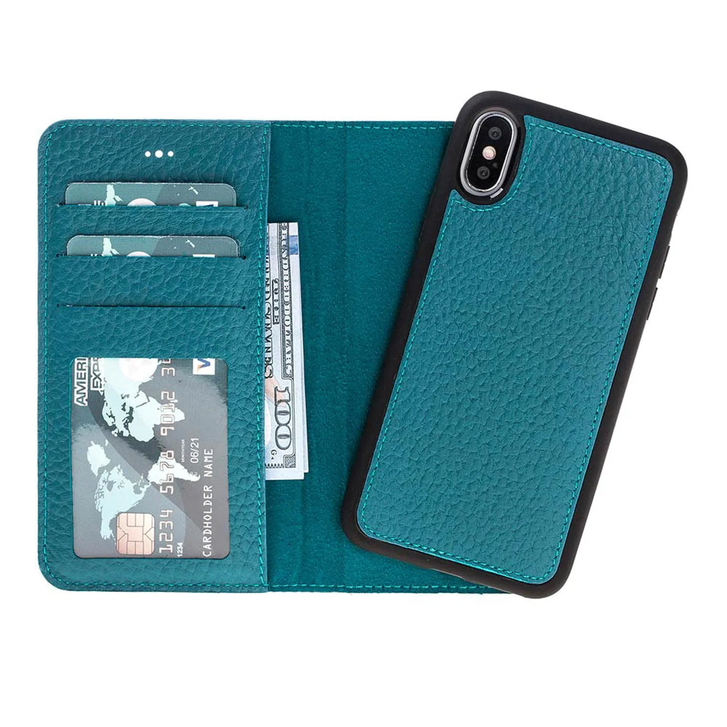 iPhone X / XS Leather Wallet Case