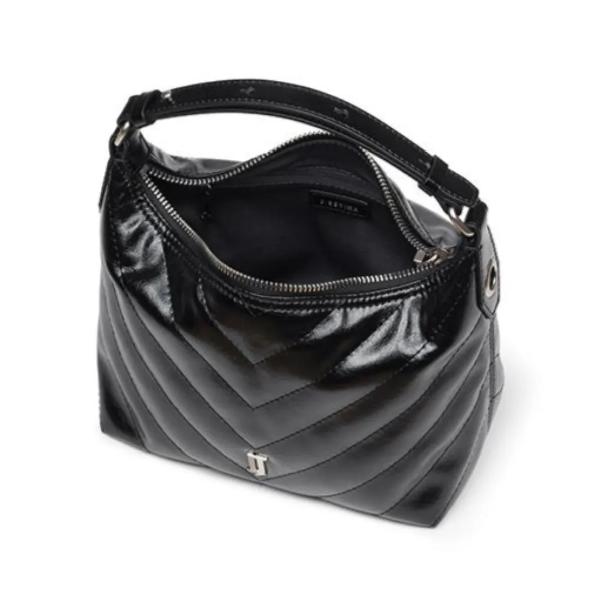 J.ESTINA ILLY SM Hobo Tote Shoulder Cross Bag Black / from Seoul, Korea