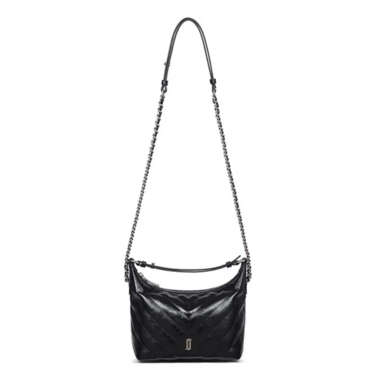 J.ESTINA ILLY SM Hobo Tote Shoulder Cross Bag Black / from Seoul, Korea