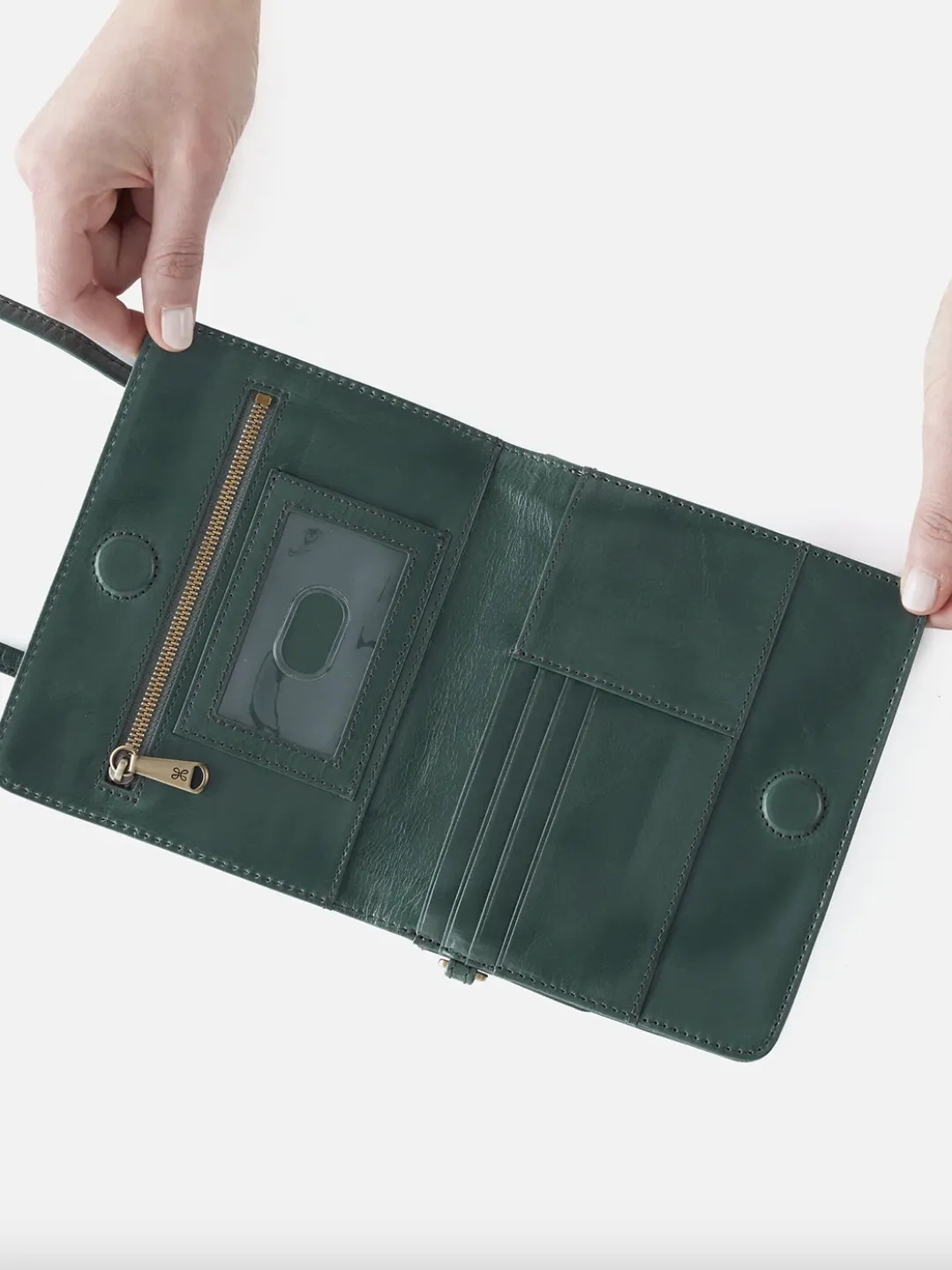 Jill Wallet Crossbody Sage Leaf by Hobo