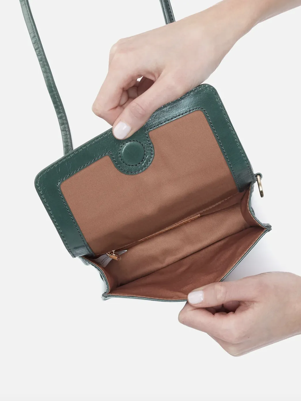 Jill Wallet Crossbody Sage Leaf by Hobo