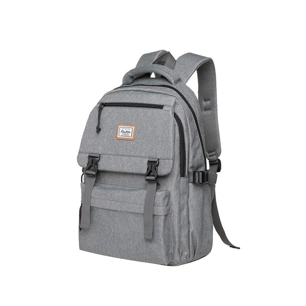 KAUKKO Backpack for School,  KS23 ( Grey / 18.4L )