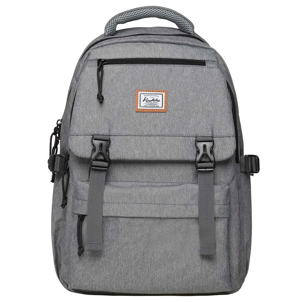 KAUKKO Backpack for School,  KS23 ( Grey / 18.4L )