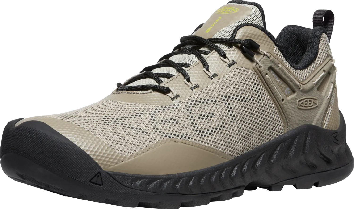 Keen Men&#x27;s NXIS EVO Waterproof Shoe Plaza Taupe-Citronelle | Buy Keen Men&#x27;s NXIS EVO Waterproof Shoe Plaza Taupe-Citronelle here | Outnorth