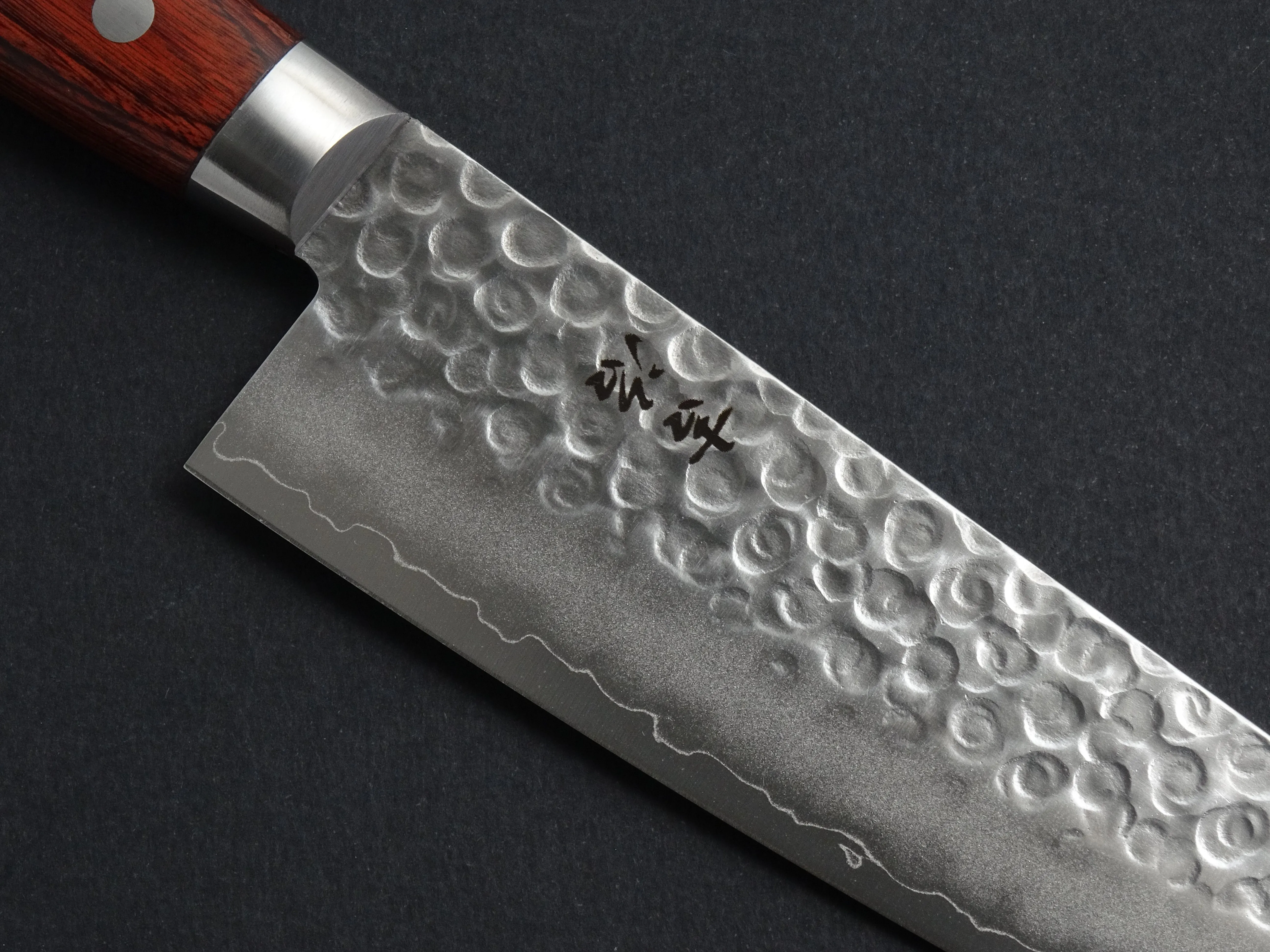 KICHIJI SW HAMMERED SANTOKU 170MM