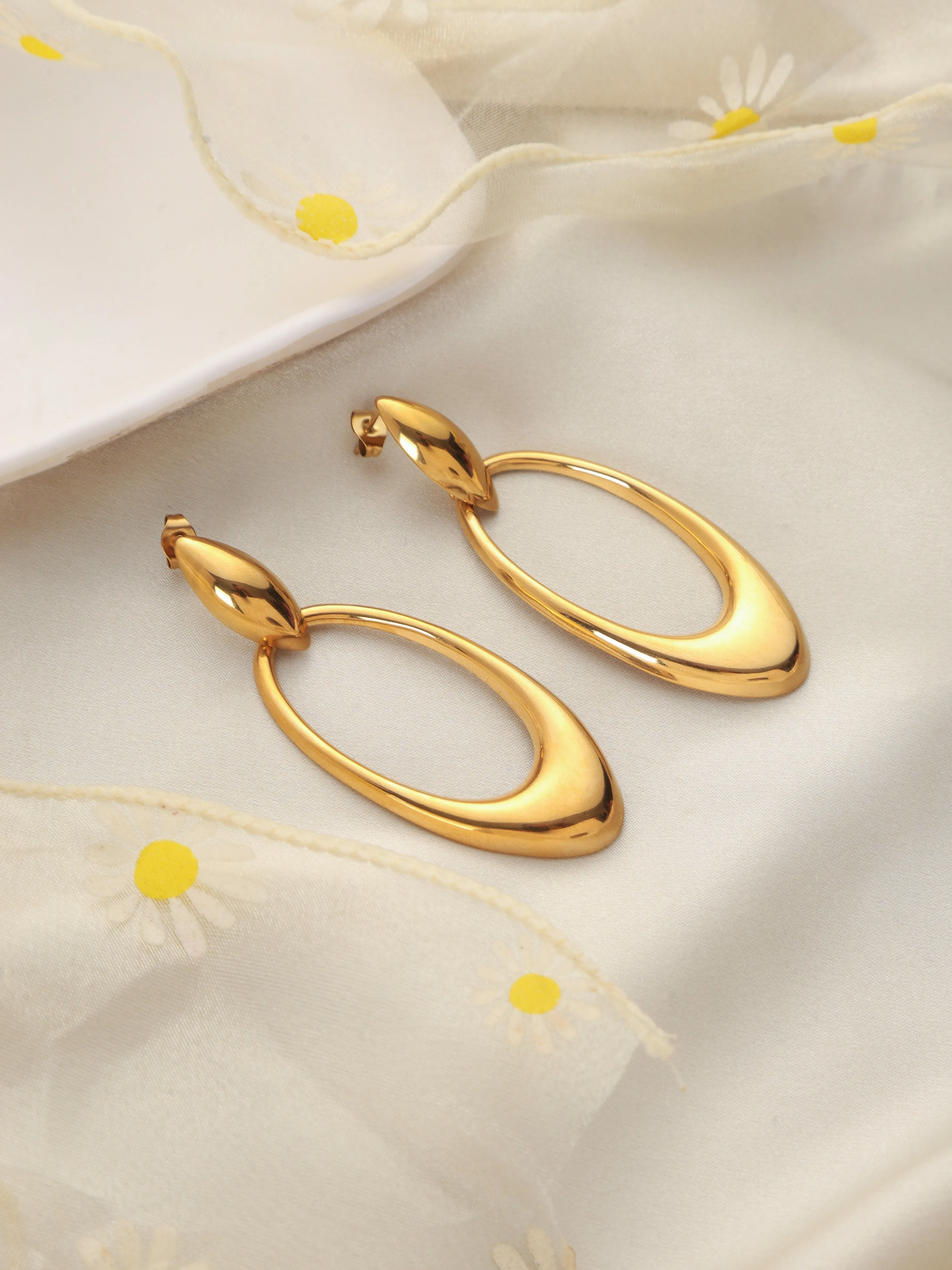 Large Oval Danglers