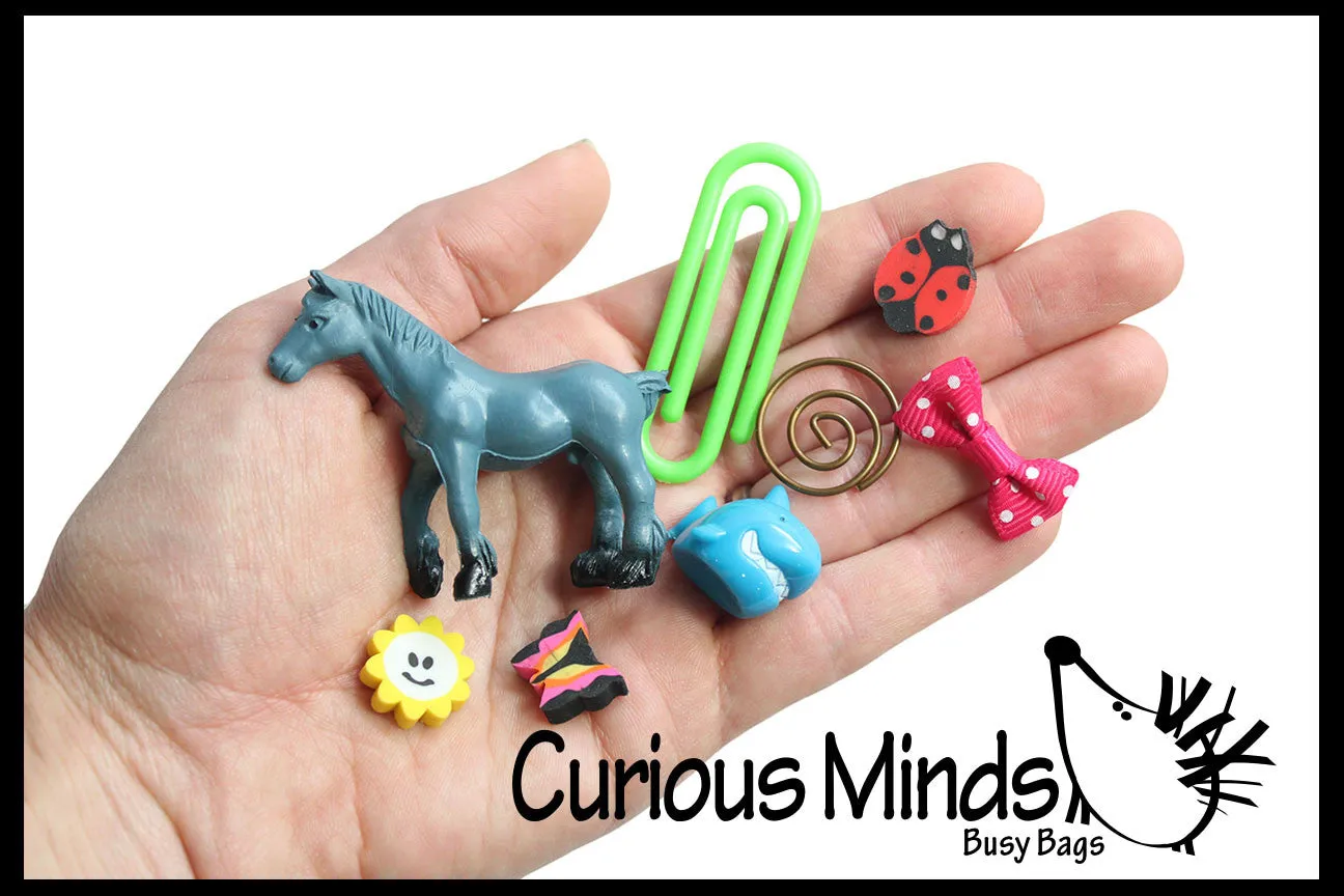 LAST CHANCE - LIMITED STOCK -  SALE - Preschool and Kindergarten Matching Activity with Miniature Objects - early learning toy