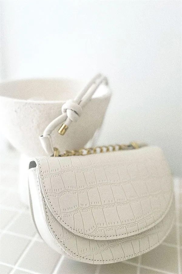 Lima Saddle Bag - Cream